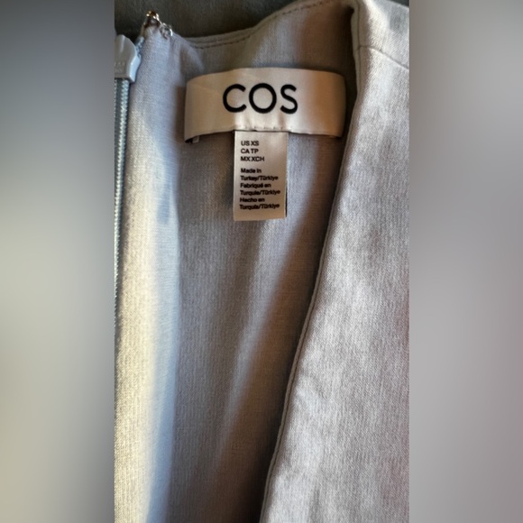 COS Gathered Asymmetric MIDI Dress - Picture 4 of 4